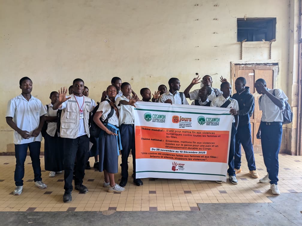 Lancement des 16 jours d’activisme contre les VBG, l’Organisation COSAWOH en première ligne à l’Athénée d’Ibanda